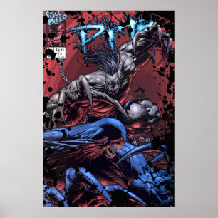 Affiche Couverture comique Pitt Superhero
