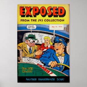 Affiche Couverture comique vintage