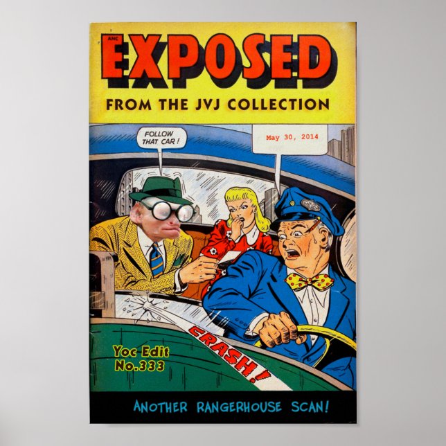 Affiche Couverture comique vintage (Devant)