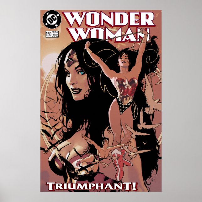 Affiche Couverture comique Wonder Woman #150 : Triumphant (Devant)