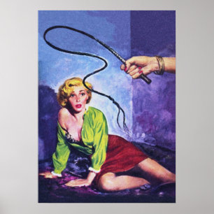 Affiche Couverture d'art de la revue Lover Pulp