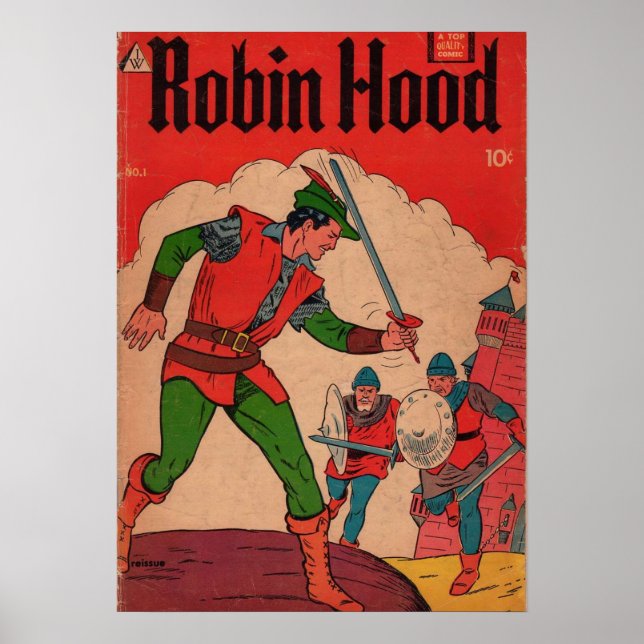 Affiche Couverture de bande dessinée de Robin des Bois (Devant)