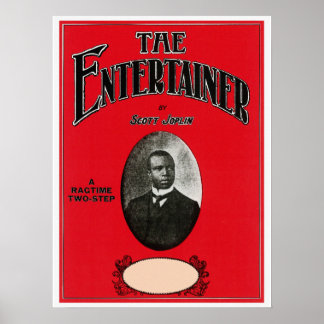 Affiche Couverture de la feuille de chanson Scott Joplin