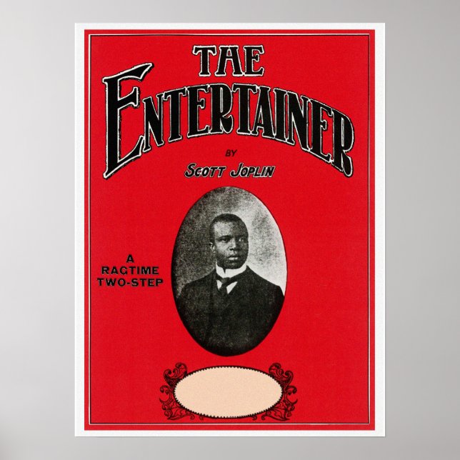 Affiche Couverture de la feuille de chanson Scott Joplin (Devant)