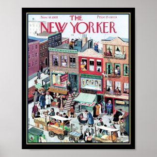 Affiche Couverture de la vie quotidienne à New York