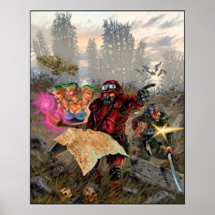 Affiche Couverture de la zone de visibilité de la région d