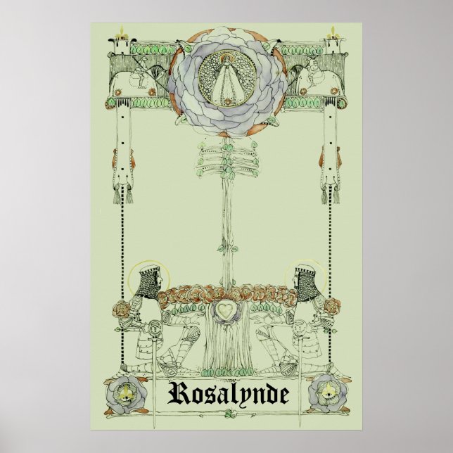 Affiche Couverture de Rosalynde Vintage par Jessie Marion  (Devant)