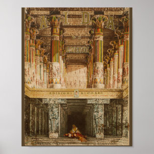 Affiche Couverture de score Vocal Aïda (1872)