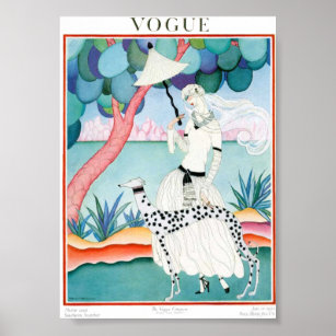 Affiche Couverture de Vogue 1922