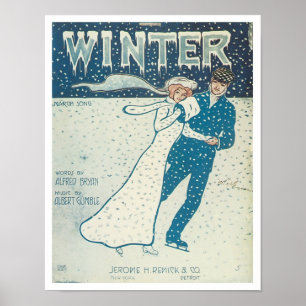 Affiche Couverture du livre de musique d'hiver