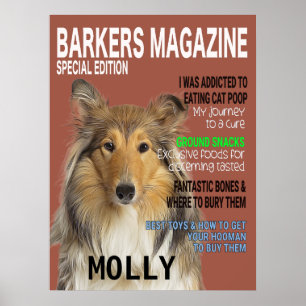 Affiche Couverture du magazine Collie Parody