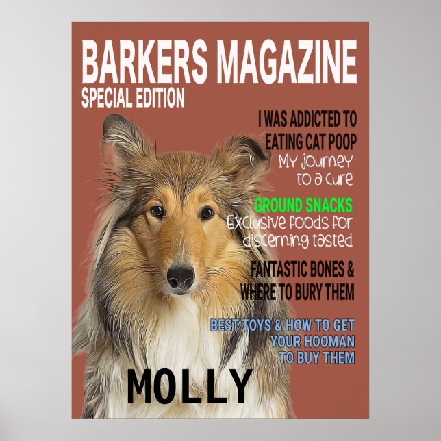 Affiche Couverture du magazine Collie Parody (Devant)