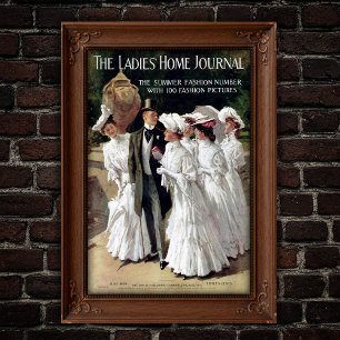 Affiche Couverture du magazine Edwardian Ladies' Home Jour