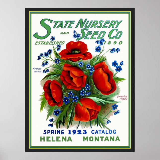Affiche Couverture du magazine Graines de l'État du Montan (Devant)