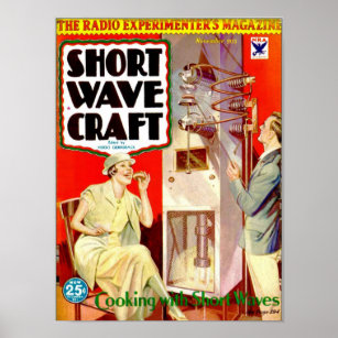Affiche Couverture du magazine Radio Experimenter 1933