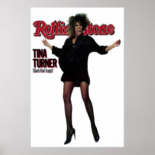 Affiche Couverture du magazine Rolling Stone de Tina Turne