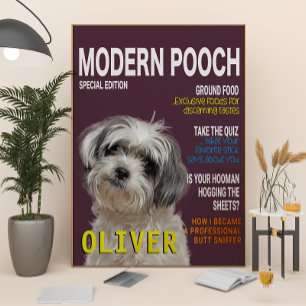 Affiche Couverture du magazine Shih Tzu Parody