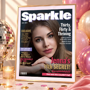Affiche Couverture du magazine Sparkle 30 Fête coquine et