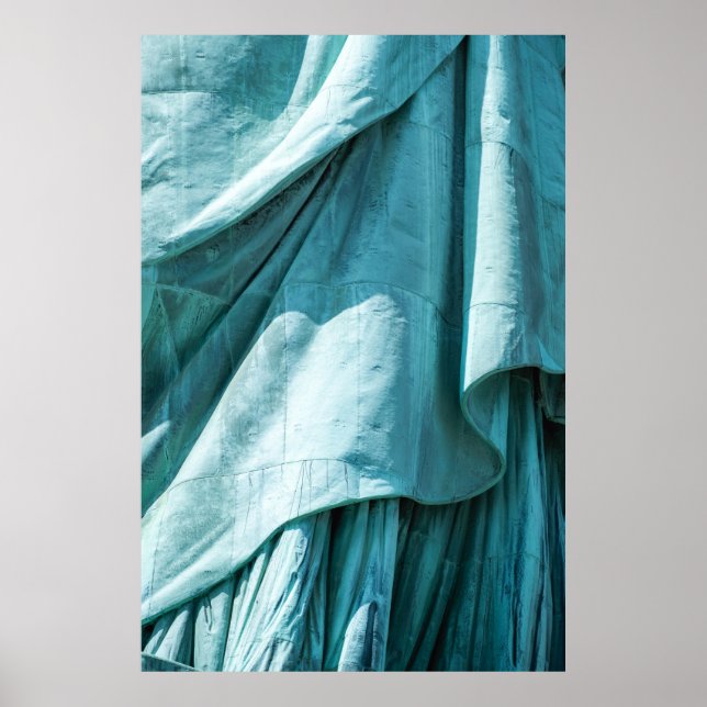 Affiche couverture en tissu turquoise (Devant)