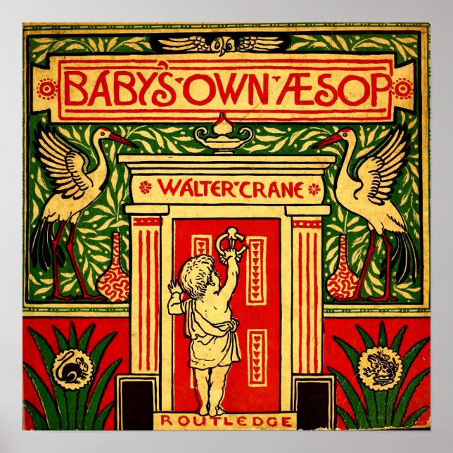 Affiche COUVERTURE Le bébé's own AEsop 1887 Walter Crane S (Devant)