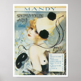 Affiche Couverture Mandy Vintage Songbook