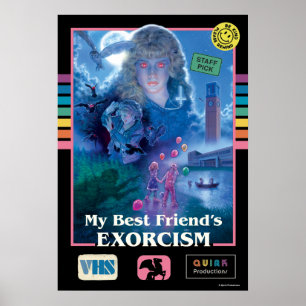 Affiche Couverture vintage de VHS de l'exorcisme de mon