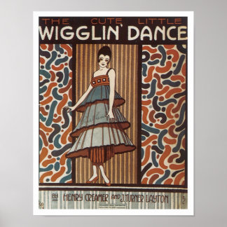 Affiche Couverture Vintage de Wigglin Dance