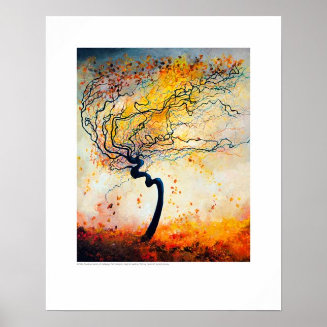 Affiche Couverture X-ray - Cérébrale Stormy par L. Rainey (Devant)