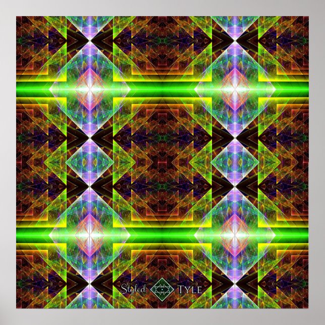 Affiche Couvre-lit prisme triangulaire (Devant)