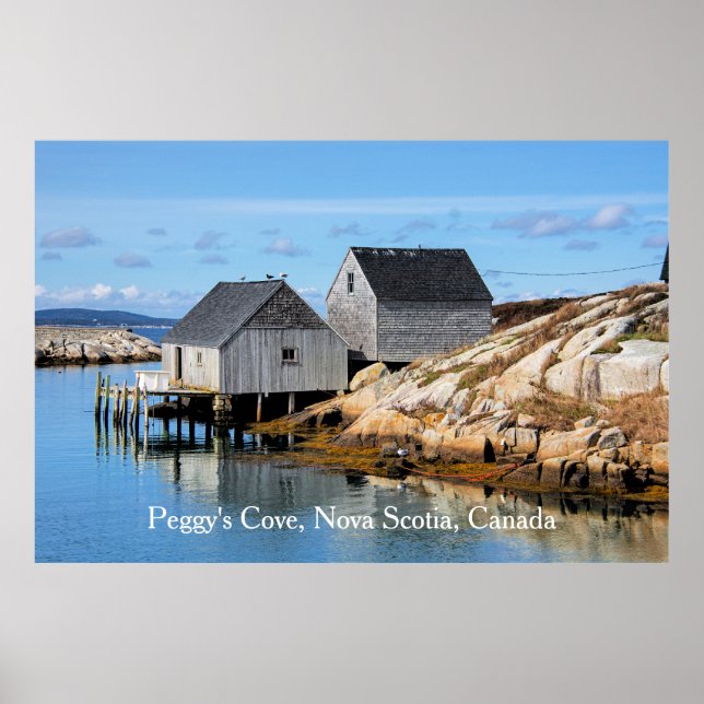 Affiche Cove de Peggy, Nouvelle-Écosse, Canada (Devant)