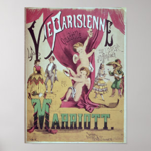 Affiche Cover of score sheet 'La Vie Parisienne