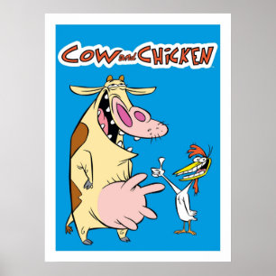 Affiche Cow And Chicken