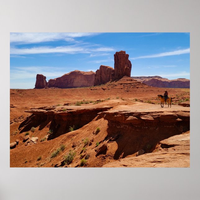 Affiche Cow-boy solitaire (Devant)