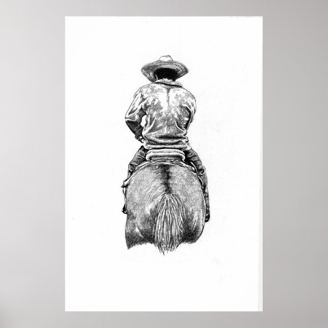 Affiche cowboy (Devant)