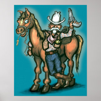 Affiche Cowboy