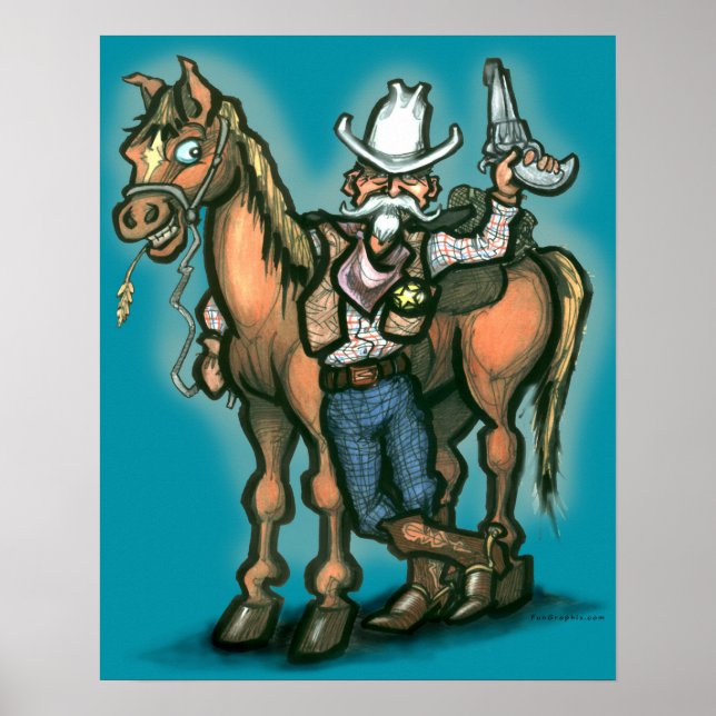 Affiche Cowboy (Devant)