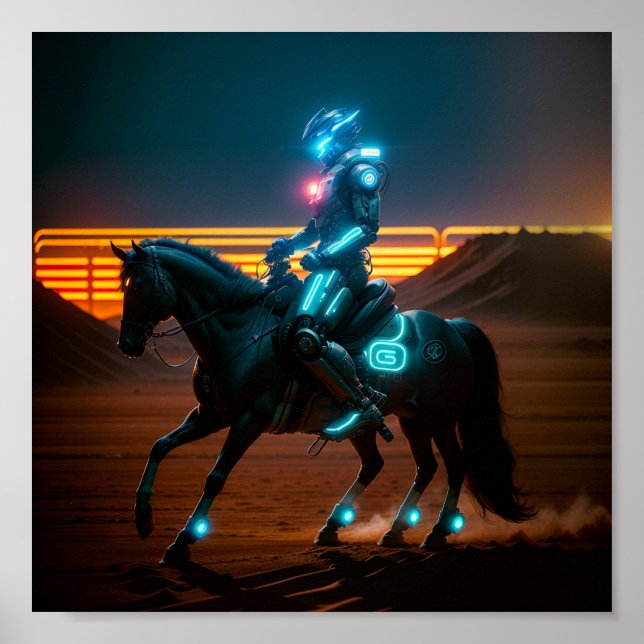 Affiche Cowboy Cybernétique (Devant)