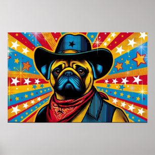 AFFICHE COWBOY JUSQU'À 2