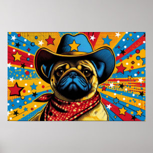 AFFICHE COWBOY JUSQU'À 3