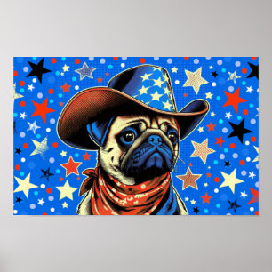 AFFICHE COWBOY JUSQU'À 6