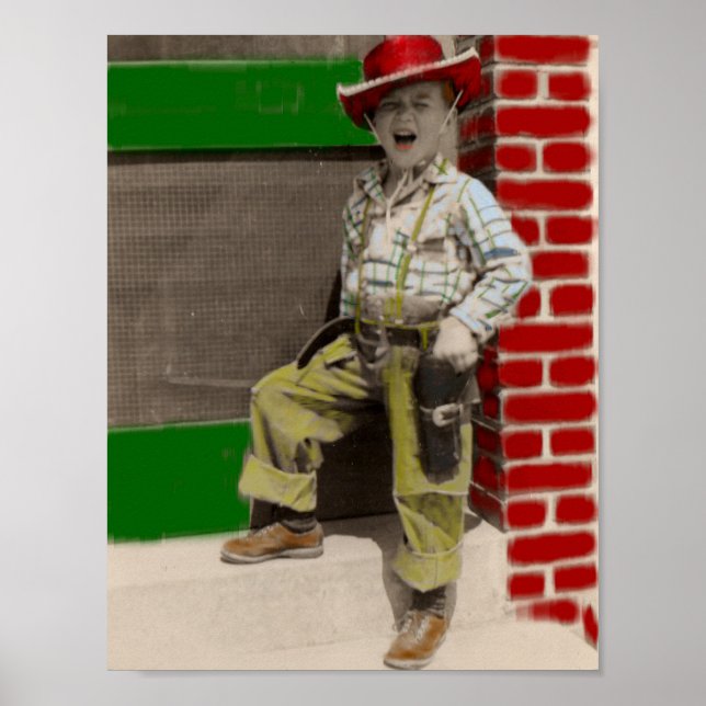 Affiche cowboy urbain (Devant)