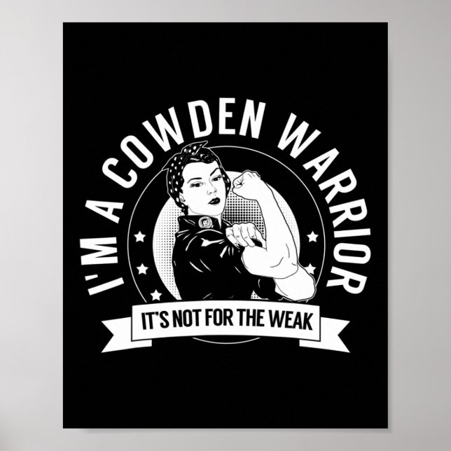 Affiche Cowden Warrior Nftw - Sensibilisation au syndrome  (Devant)