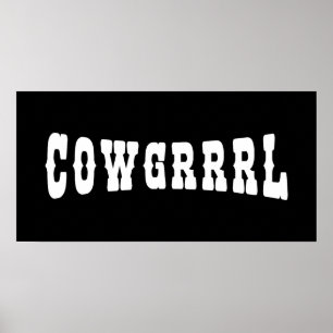 AFFICHE COWGRRRL