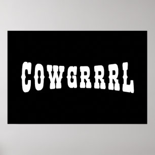 AFFICHE COWGRRRL