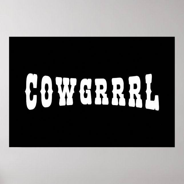 AFFICHE COWGRRRL (Devant)