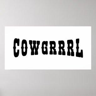 AFFICHE COWGRRRL