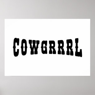 AFFICHE COWGRRRL