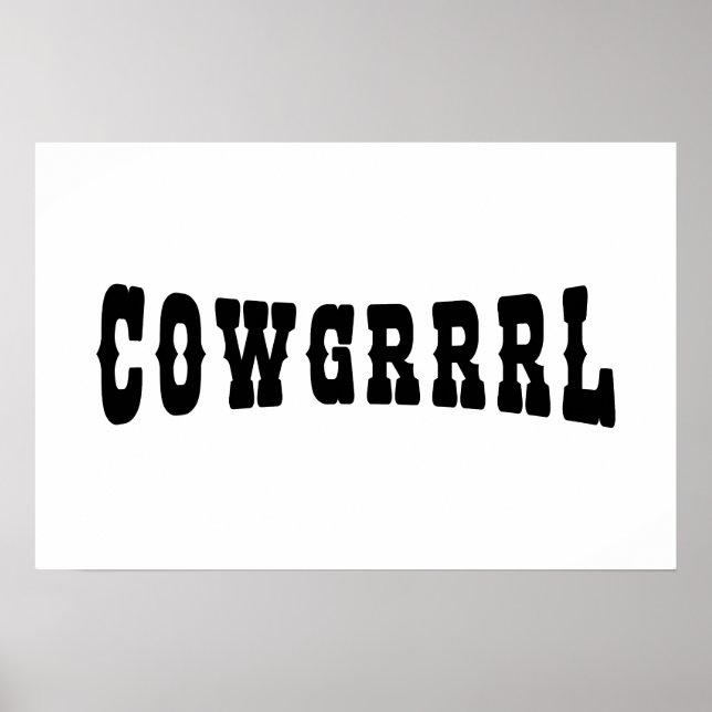 AFFICHE COWGRRRL (Devant)