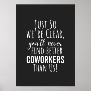 Affiche Coworker Goodbye Coworker Moving Leaving Gift