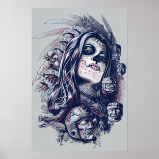 Affiche Coyolxaugqui